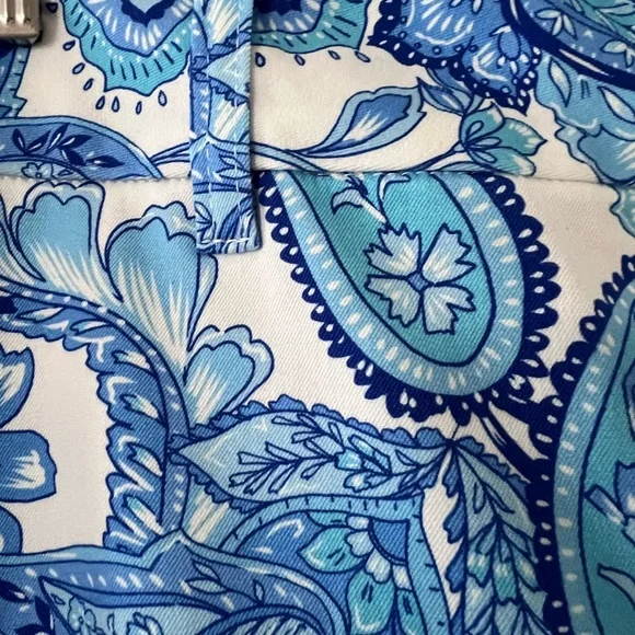 Boston Proper pull on pants w/stretchy waist with ankle slits & pockets. 16 - Picture 4 of 9